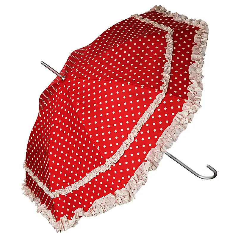 Produktfoto Regenschirm aufgespannt, seitlich mit mehr Aufsicht